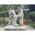 White Marble Ancient Jesus Christ Statue